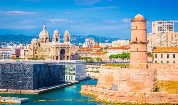 Fort Saint-Jean and the Mucem in Marseille, home to an ESDAC campus