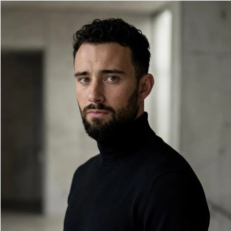 Portrait of Hugo Allegre, graduate of the Mastère Design Architecture d'Intérieur at ESDAC Clermont-Ferrand