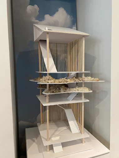 Maquette architecturale réalisée par un étudiant du campus ESDAC Paris