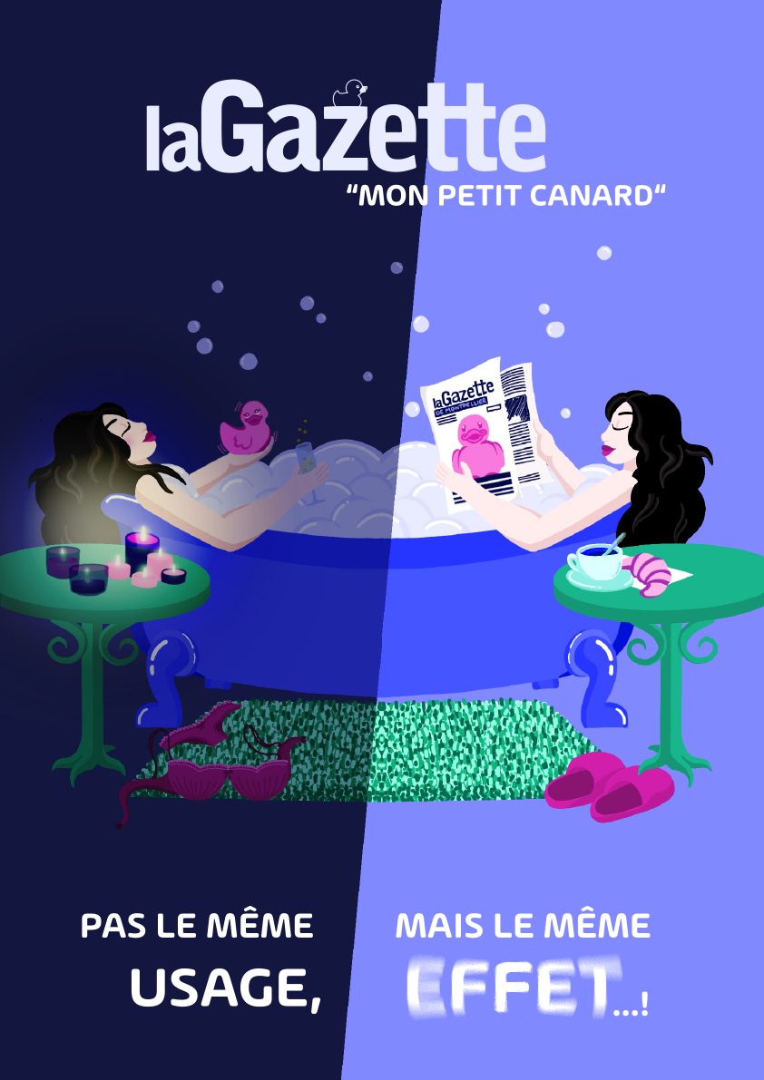 Noée Monnier affiche Gazette de Montpellier ESDAC