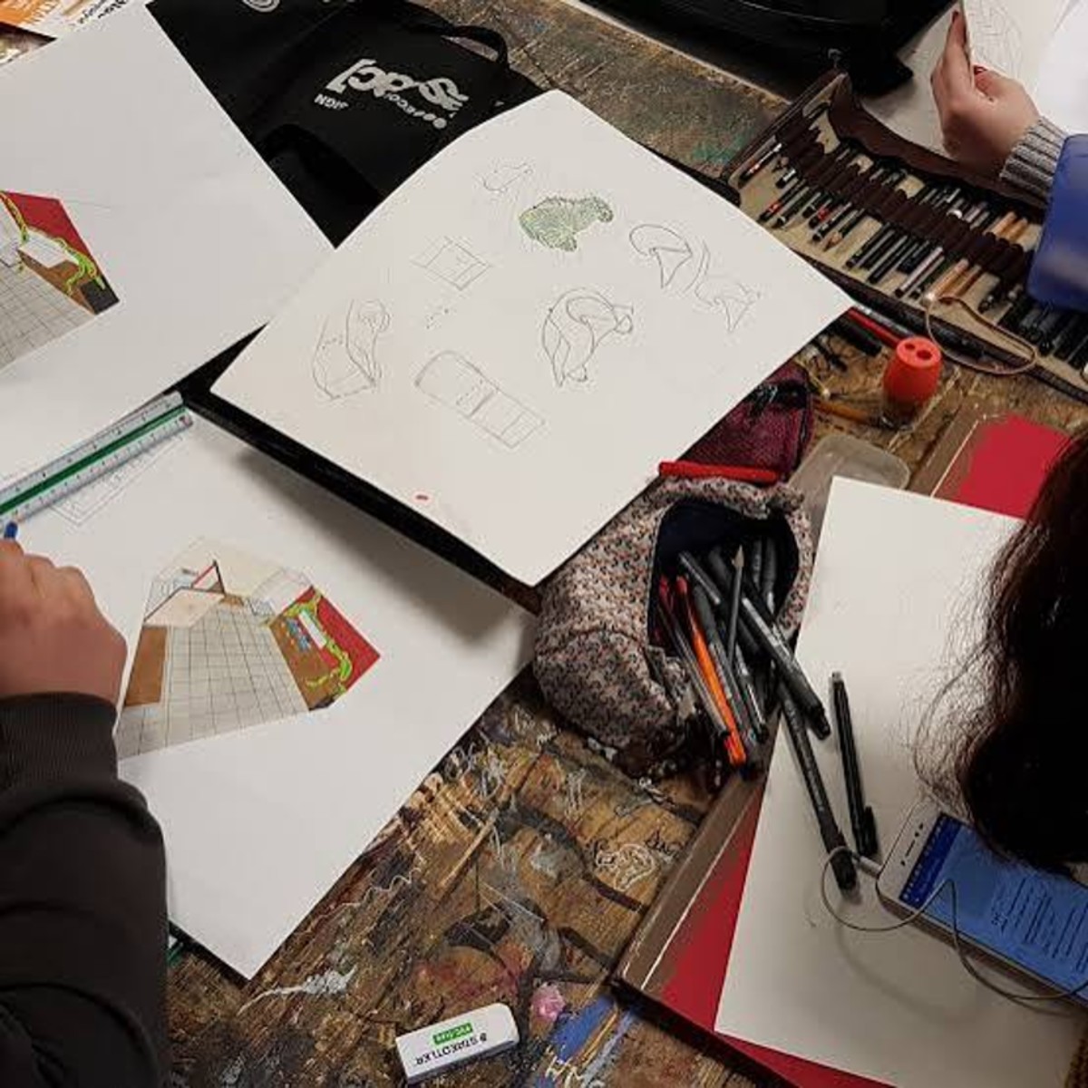 Nos étudiant.e.s en 1ère année de Bachelor Arts & Design à Annecy réinventent l'expérience VIP au restaurant Alegria