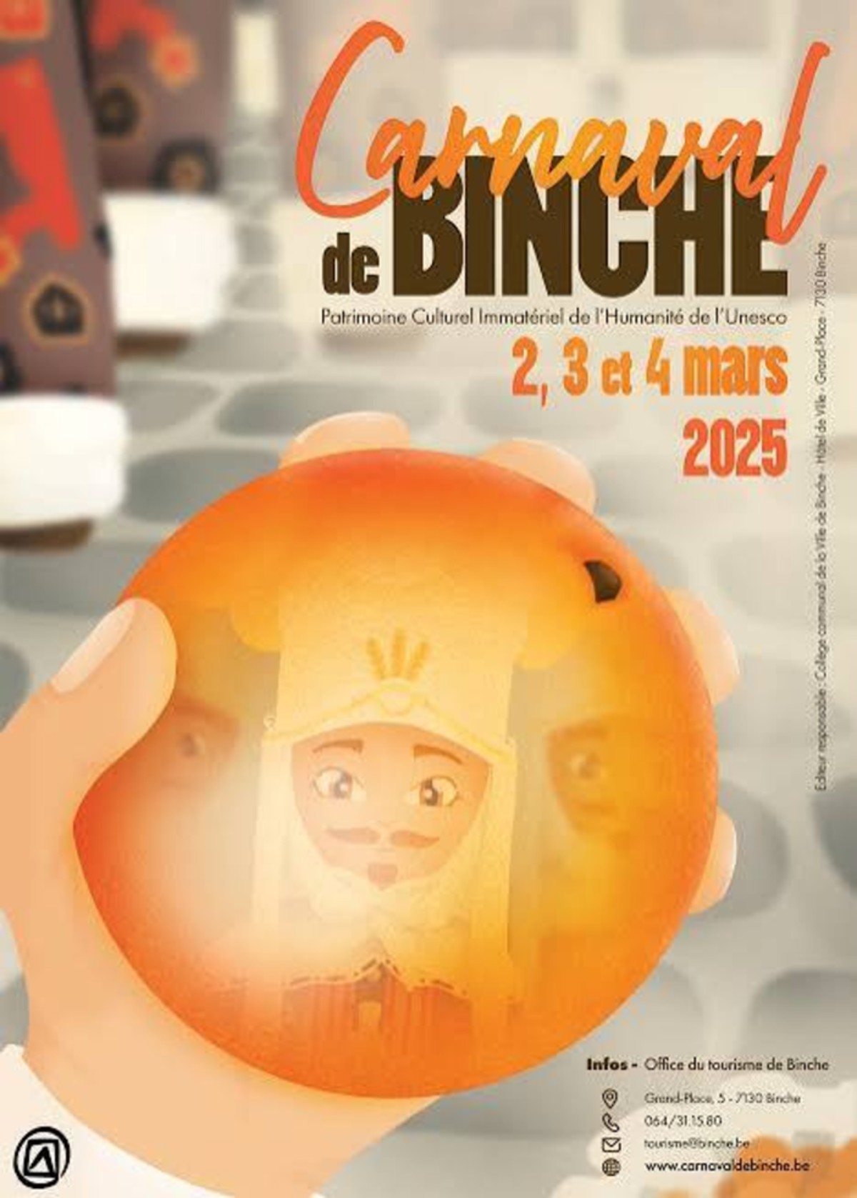 Retour sur le concours de l'affiche du Carnaval de Binche : nos étudiants de l'ESDAC Clermont parmi les finalistes !