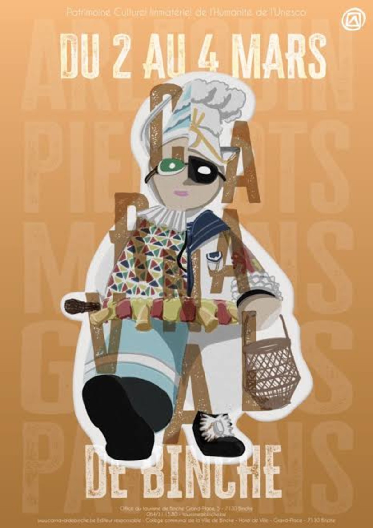 Retour sur le concours de l'affiche du Carnaval de Binche : nos étudiants de l'ESDAC Clermont parmi les finalistes !