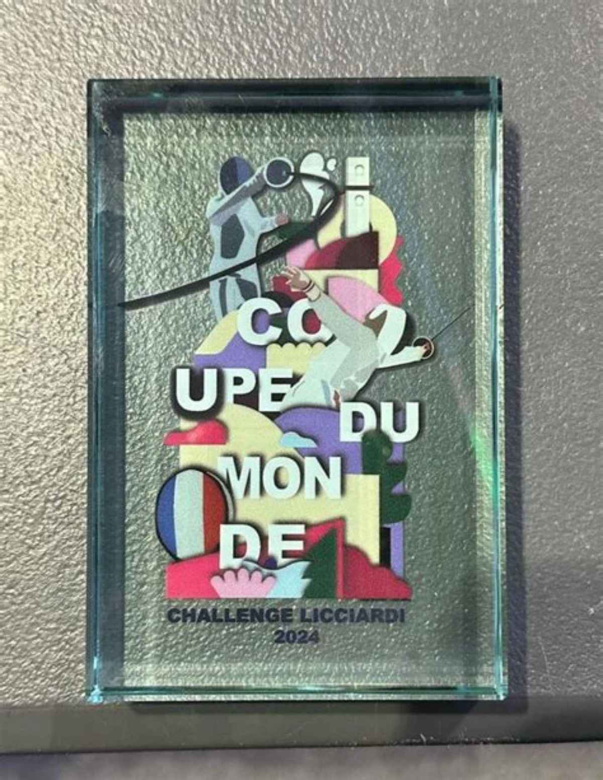 Colline réalise l'affiche de la Coupe du Monde de Fleuret Masculin Junior !