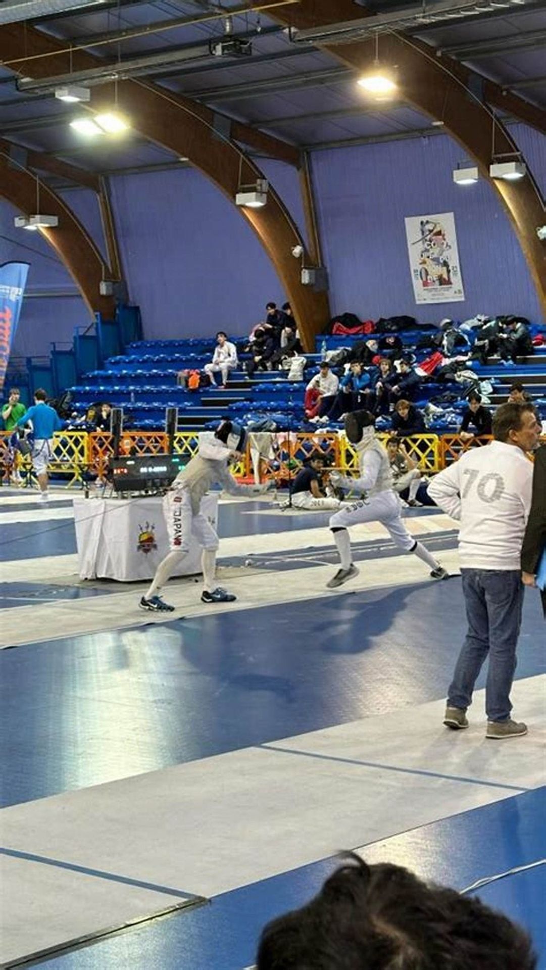 Colline réalise l'affiche de la Coupe du Monde de Fleuret Masculin Junior !