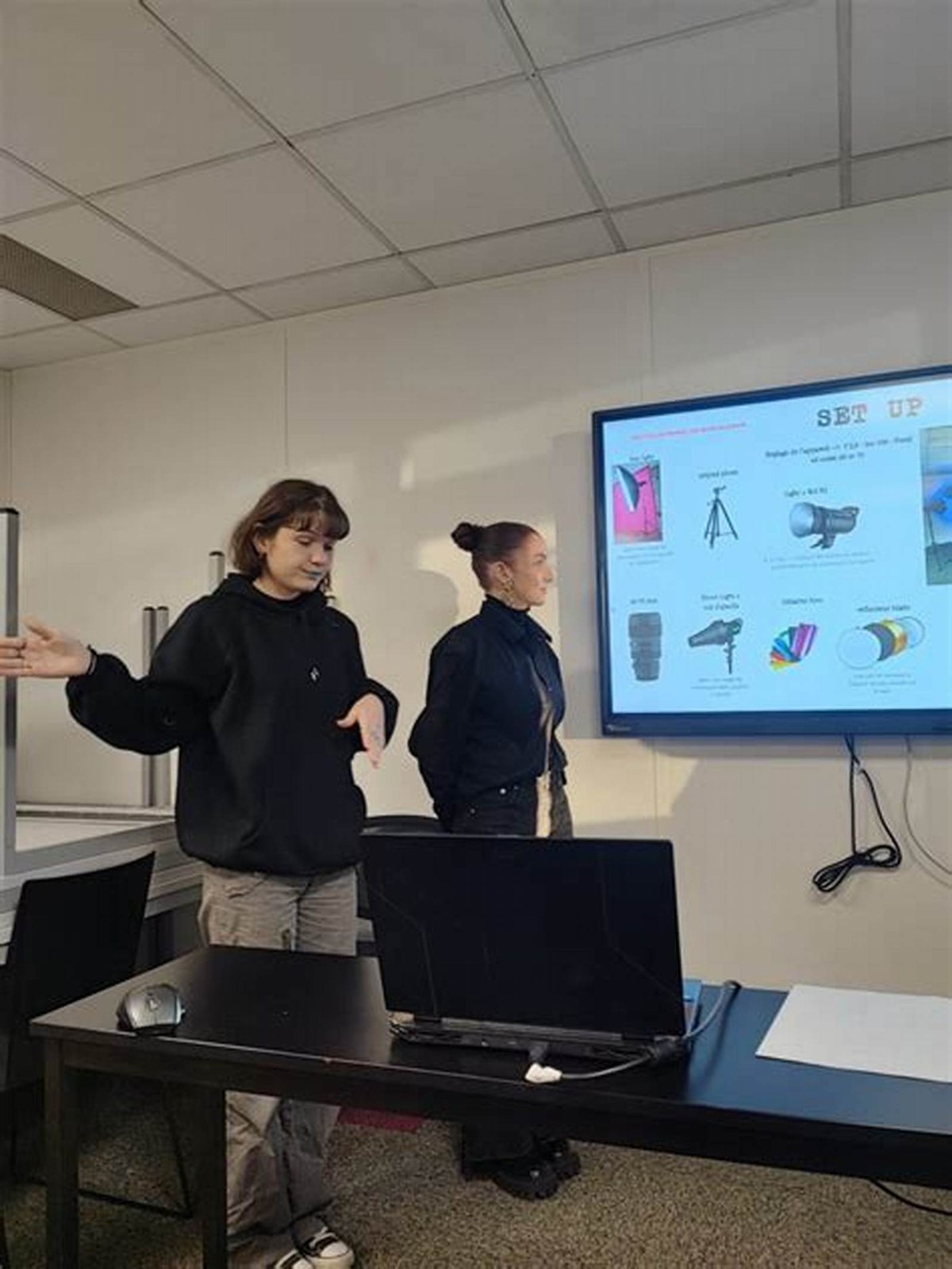 Exercice de photographie sur le campus de Lyon