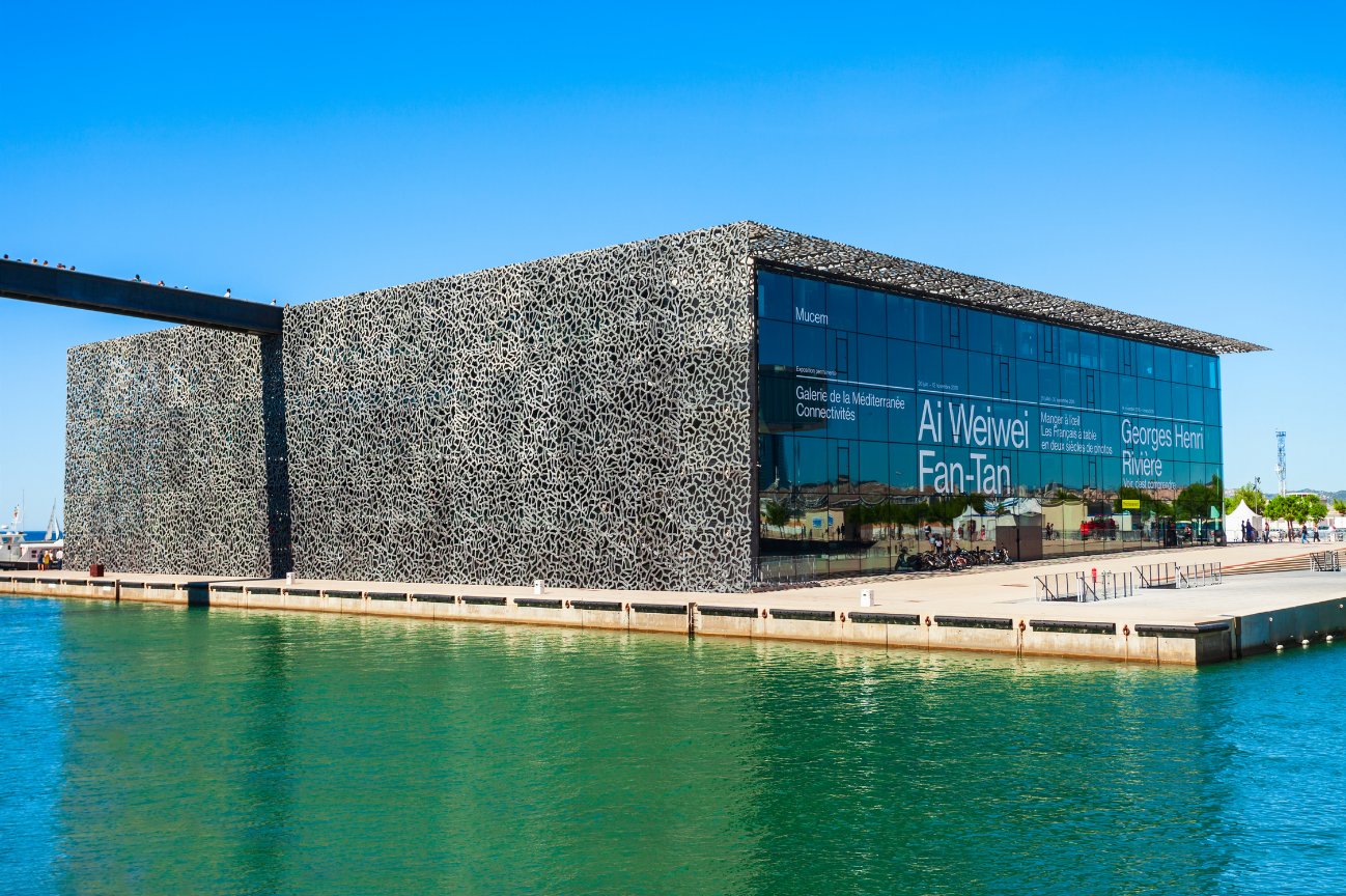 Le MuCEM et son béton ajouré à Marseille