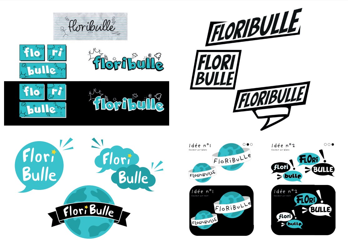 Nos étudiantes en Design Graphique d’Istres brillent avec l'identité visuelle du projet Floribulle à la Comédie du Livre 2024