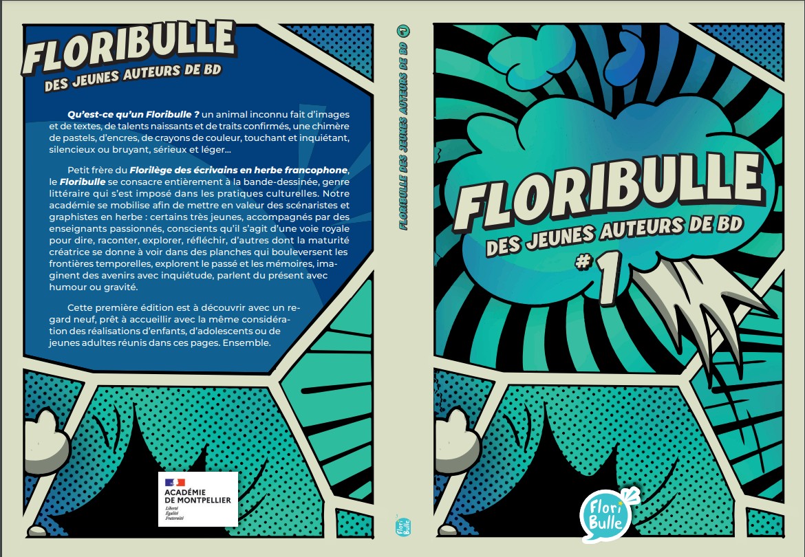 Nos étudiantes en Design Graphique d’Istres brillent avec l'identité visuelle du projet Floribulle à la Comédie du Livre 2024